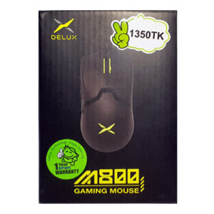 DELUX M800 RGB 6 BUTTON WIRED GAMING MOUSE