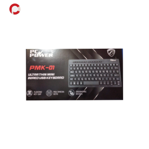 PC Power PMK-01 Ultra Thin Mini Wired USB Keyboard